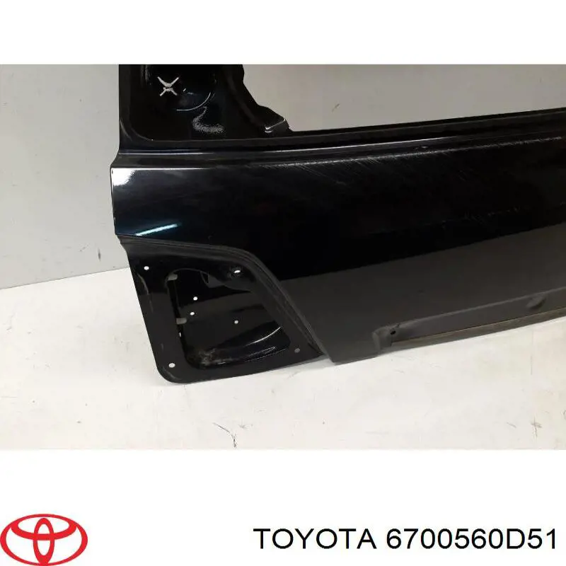 П'яті двері Toyota 6700560D50 ціна, від 187.29 USD