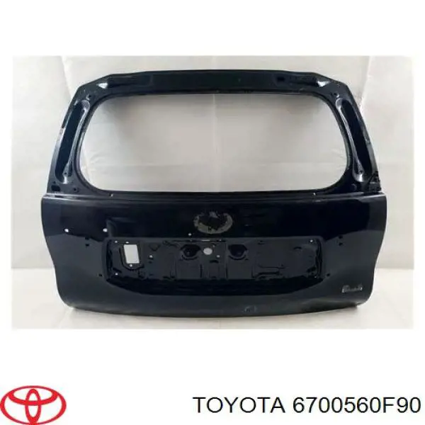 Двері задні, багажні (3-і)/(5-і) (ляда) Toyota Land Cruiser PRADO (J150) (Тойота Ленд крузер)