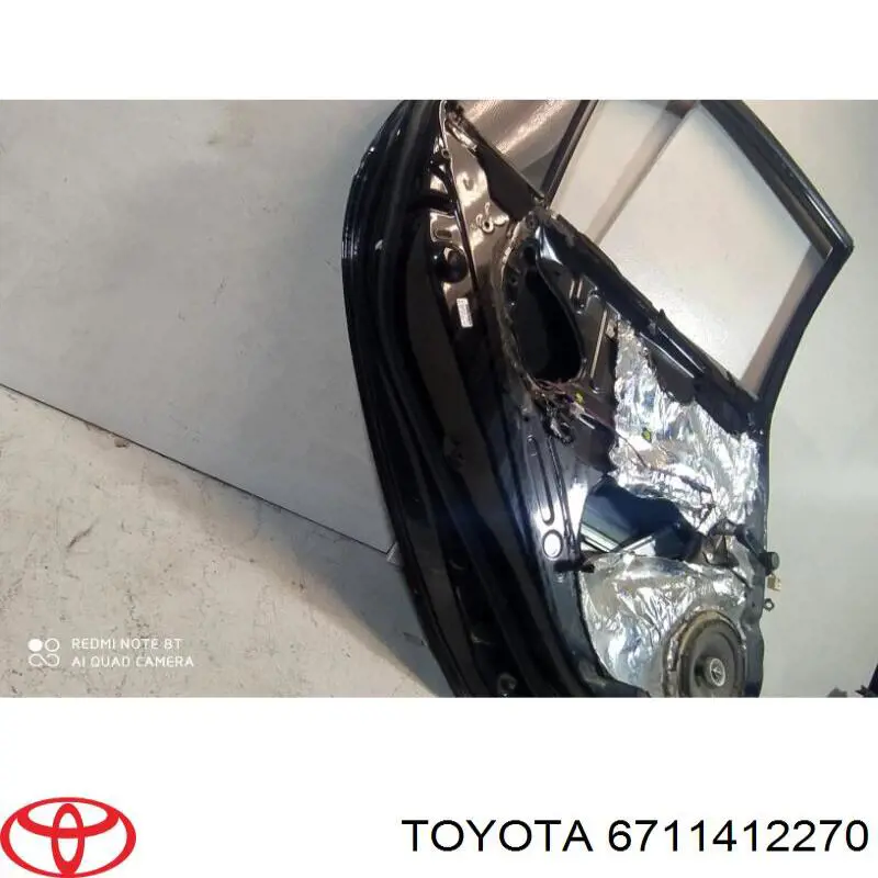 6711412270 Toyota Двері пасажирськи задні ліві