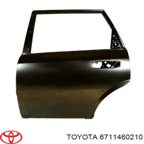 Панель-щока двері задньої лівої Toyota 6711460210 ціна, від 597.54 USD