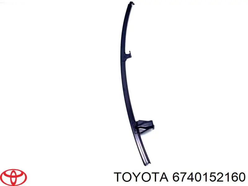 6740152160 Toyota направляюча скла рамки двері, переднього права
