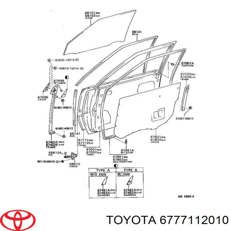  6777112010 Toyota