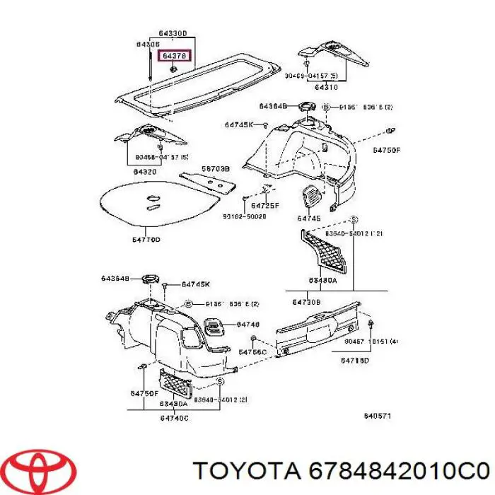  Toyota 6784842010C0 ціна, від 22.80 USD