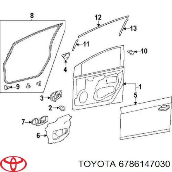 6786147030 Toyota 