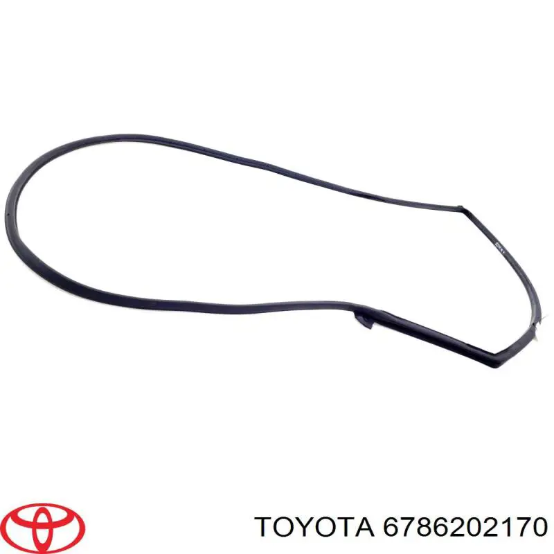 Ущільнювач дверей передніх, лівих (на кузові) Toyota 6786202170 ціна, від 4.67 USD
