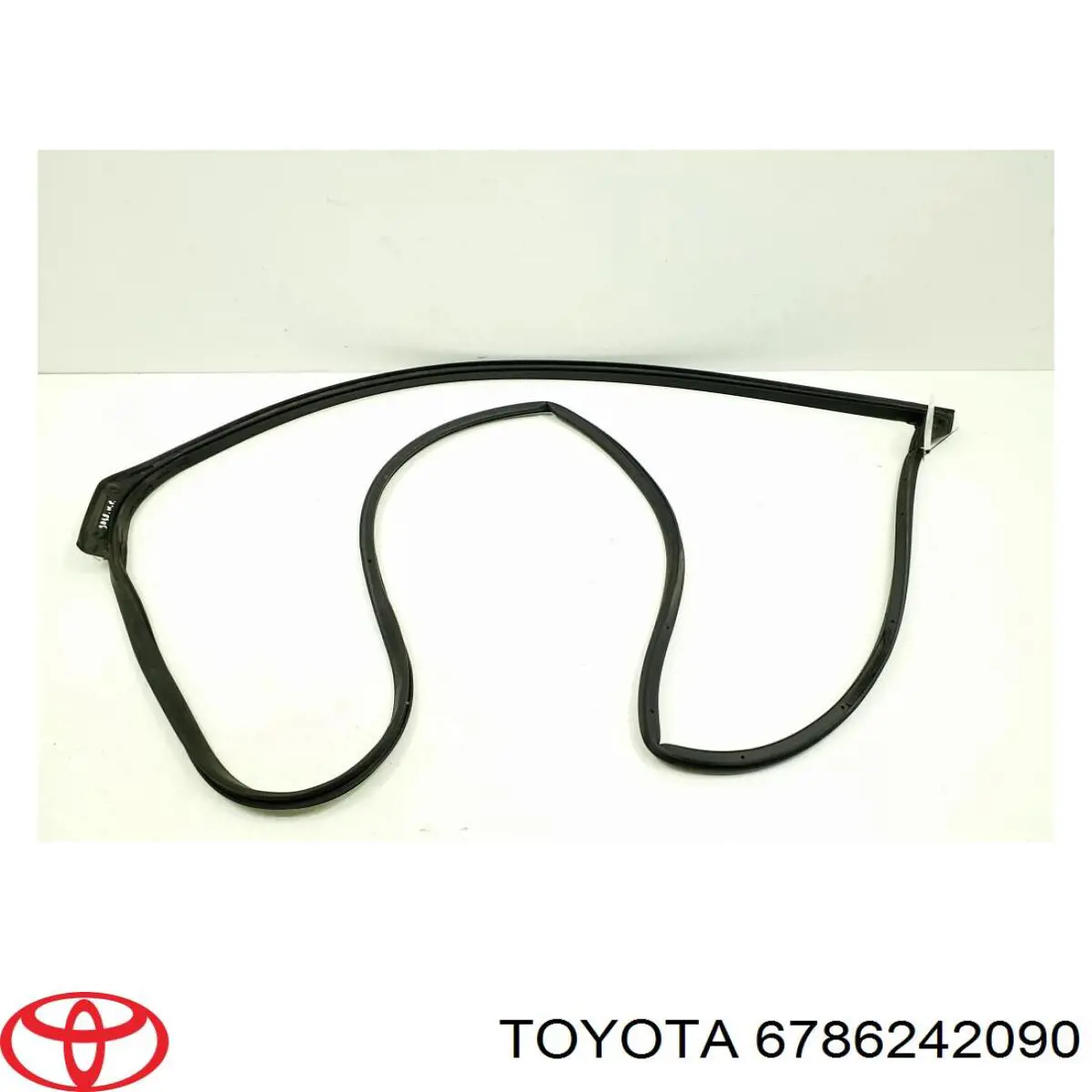 Ущільнювач дверей передніх, лівих (на кузові) Toyota 6786242090 ціна, від 13.89 USD