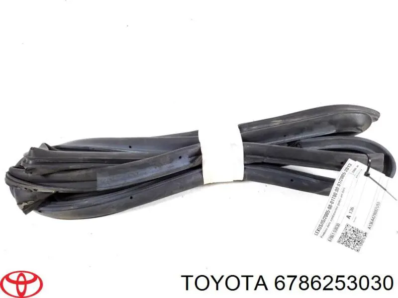 Ущільнювач двері передньої лівої (на двері) Toyota 6786253030 ціна, від 11.40 USD