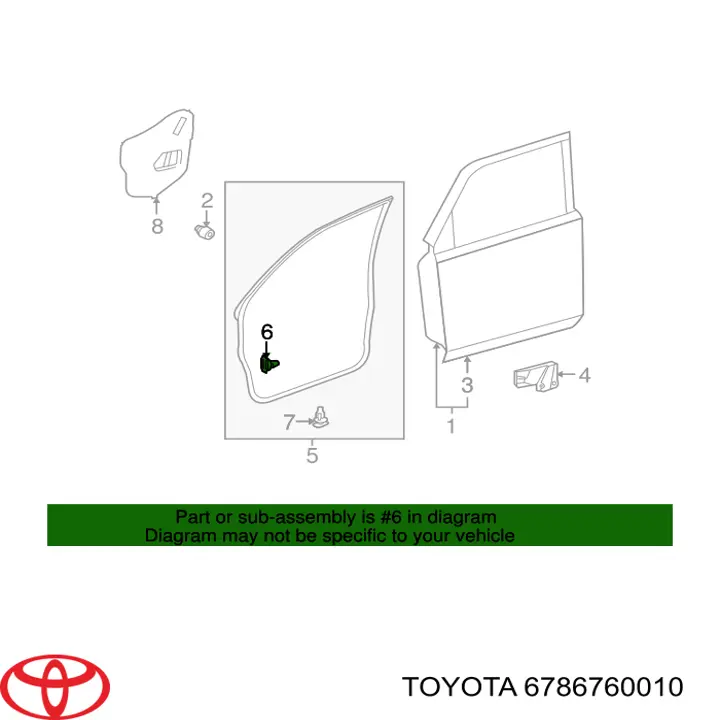  Toyota 6786760010 ціна, від 2.19 USD