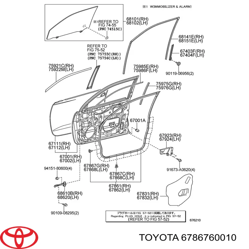 6786760010 Toyota 