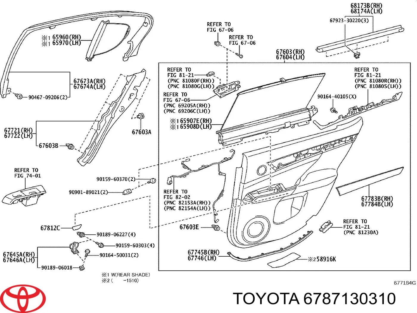 6787130310 Toyota 
