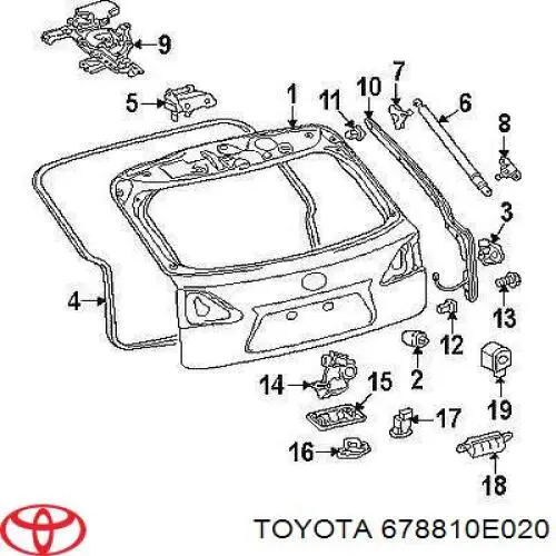  Toyota 678810E020 ціна, від 64.90 USD