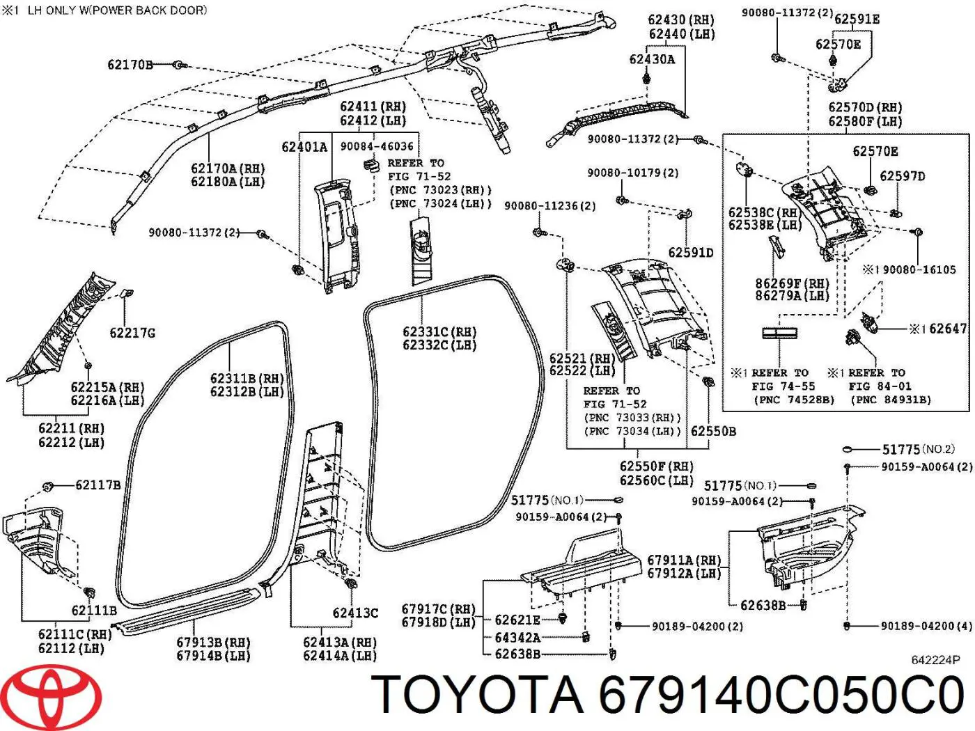 Toyota 679140C050C0 ціна, від 138.95 USD