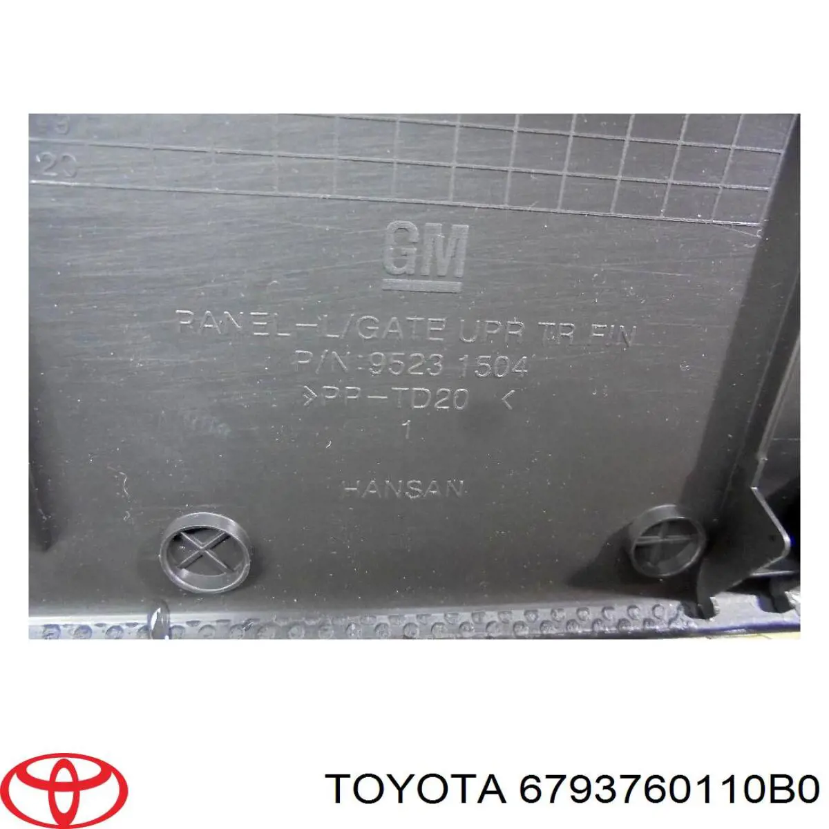  6793760110B0 Toyota