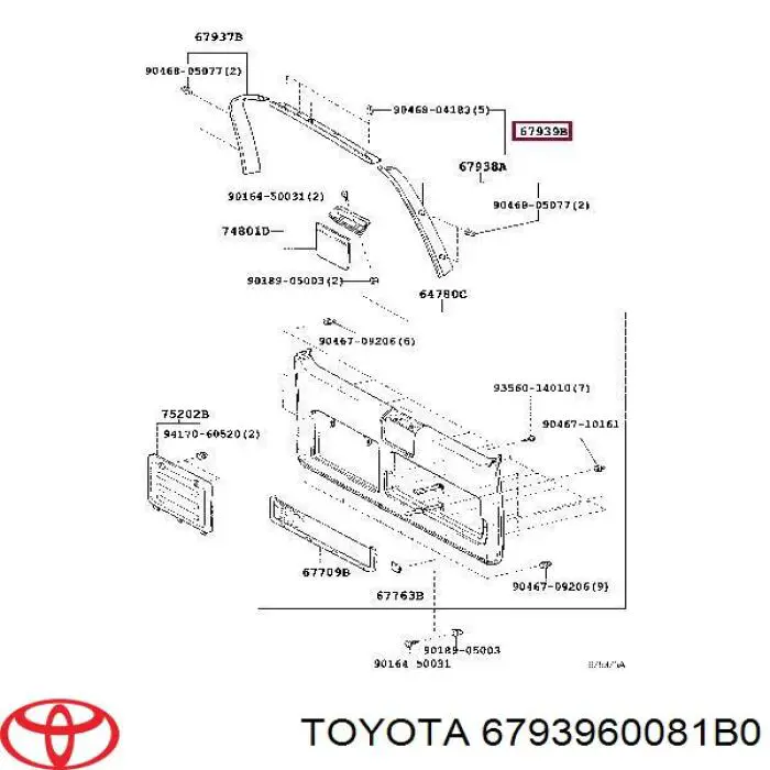 6793960081B0 Toyota 