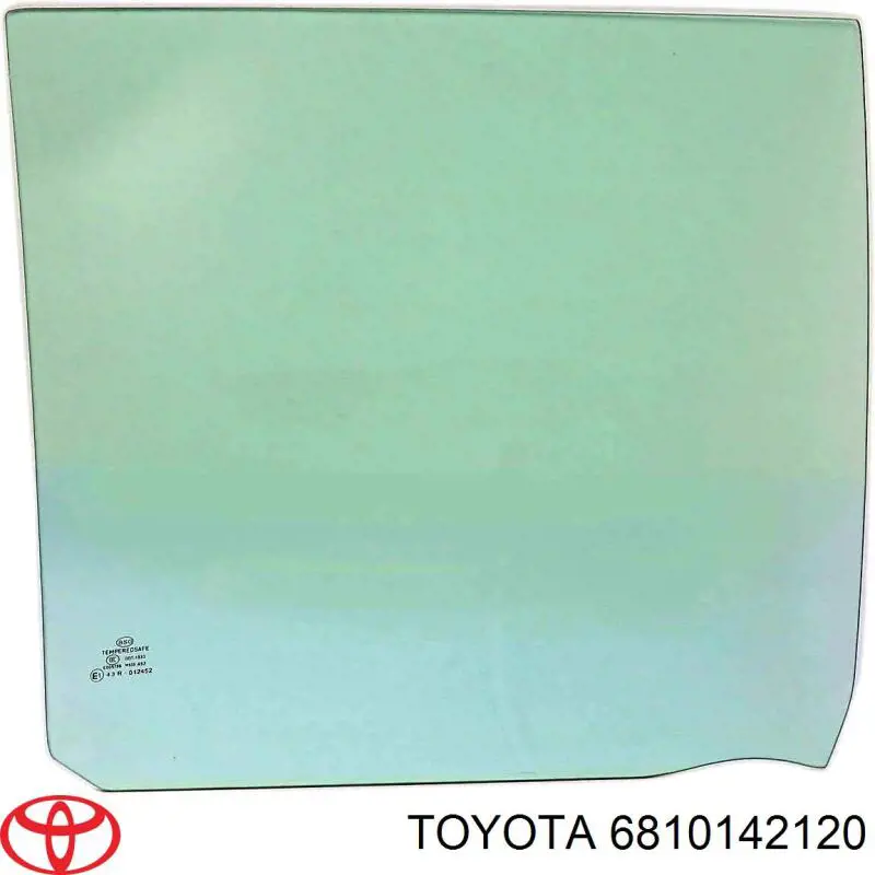 Скло передньої правої двері Toyota 6810142120 ціна, від 24.19 USD