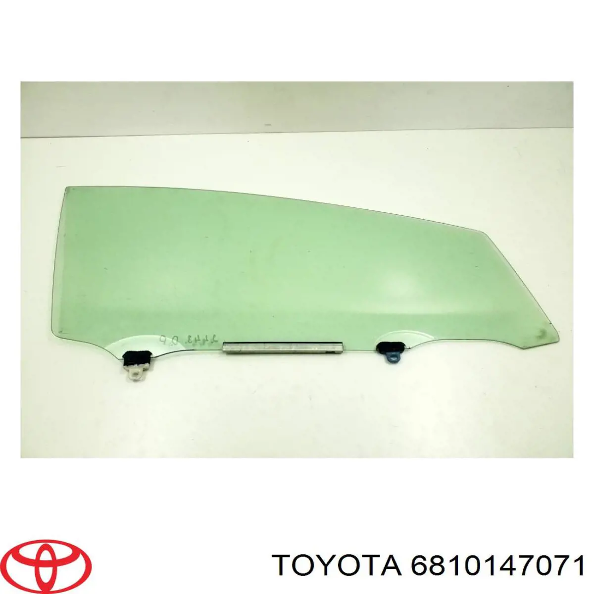 6810147071 Toyota Скло пасажирських дверей