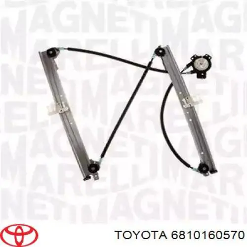 Скло передньої правої двері Toyota 6810160570 ціна, від 28.22 USD