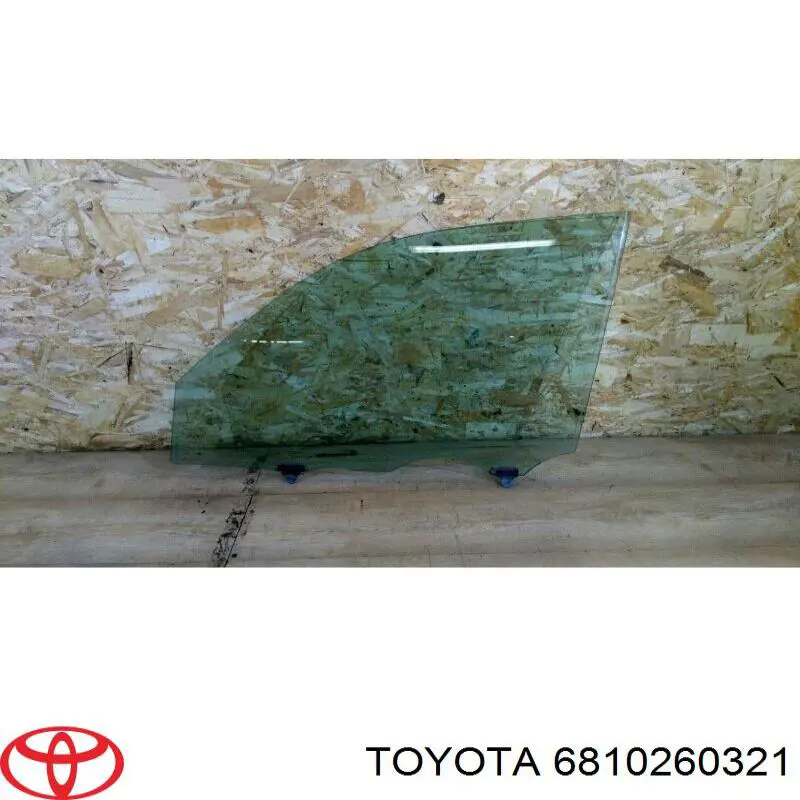 Скло передніх дверей, лівою Toyota 6810260321 ціна, від 25.73 USD