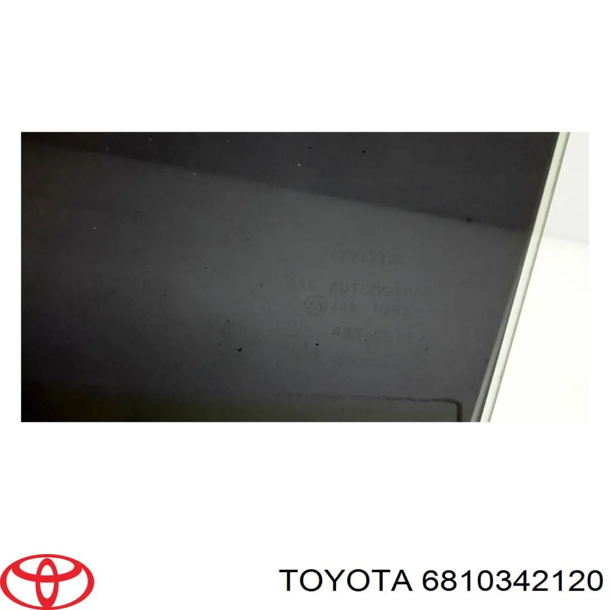 Скло задньої двері правої 6810342120 Toyota