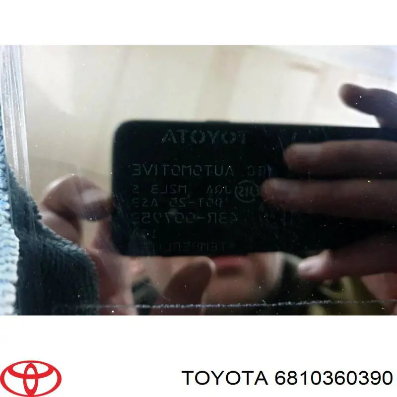 Скло заднє праве Toyota 6810360390 ціна, від 84.65 USD