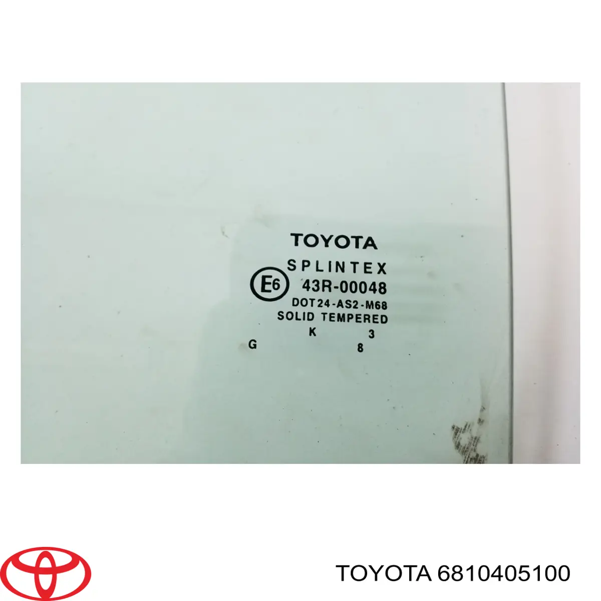 Скло задньої двері лівої Toyota Avensis (T25) (Тойота Авенсіс)