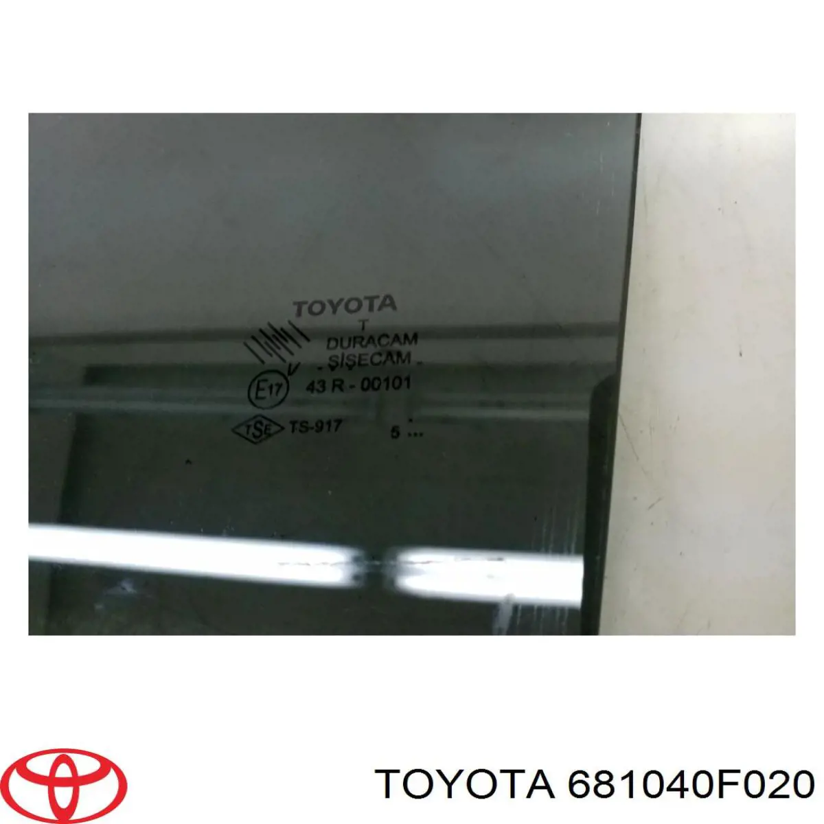 Скло задньої двері лівої Toyota 681040F020 ціна, від 31.04 USD