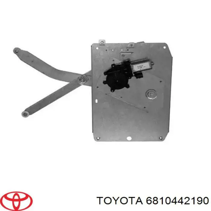 Скло задньої двері лівої Toyota 6810442190 ціна, від 124.58 USD