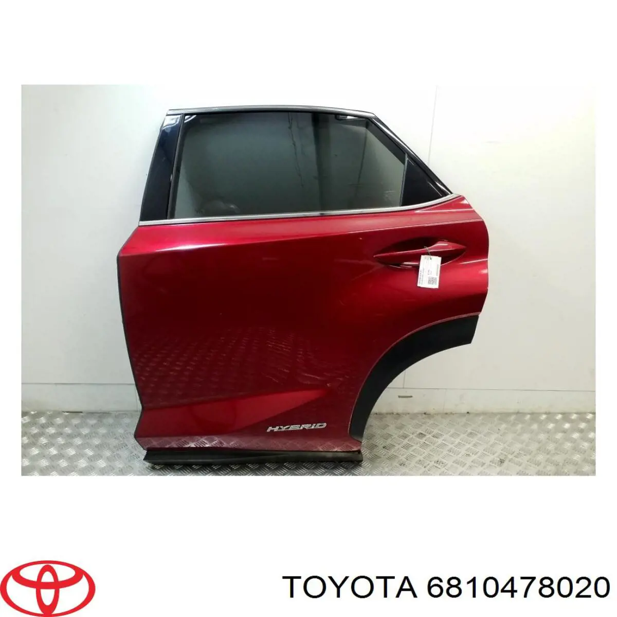 6810478020 Toyota Скло задніх дверей, лівих