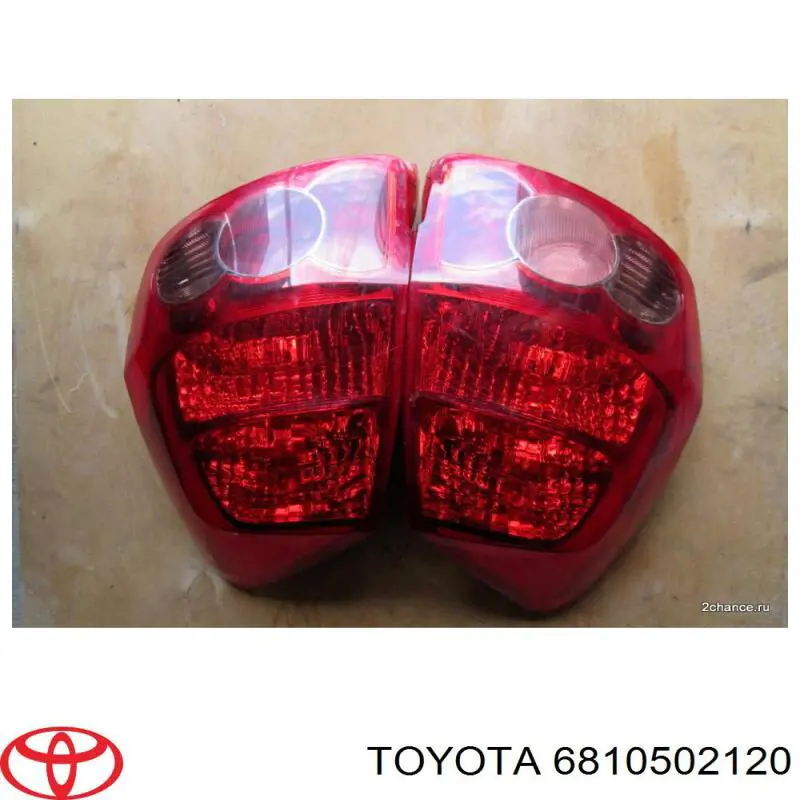 Купити 6810502120 Toyota Скло заднє, 3/5-й двері (ляди)