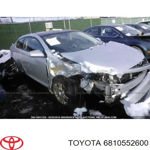 Скло заднє, 3/5-й двері (ляди) 6810552600 Toyota