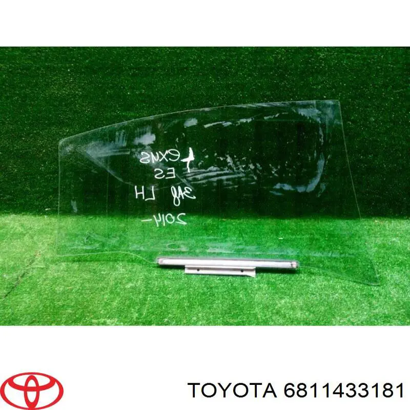 6811433181 Toyota Скло задніх дверей, лівих