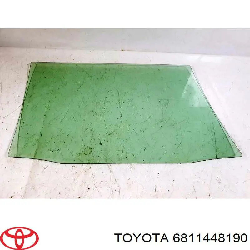 6811448190 Toyota Скло задніх дверей, лівих