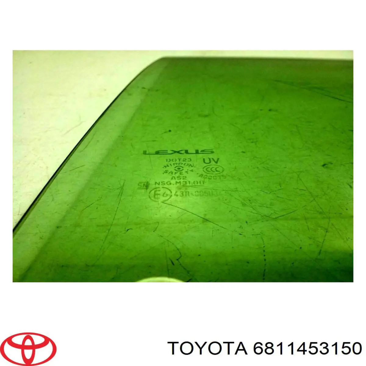 Купити 6811453150 Toyota Скло задньої двері лівої