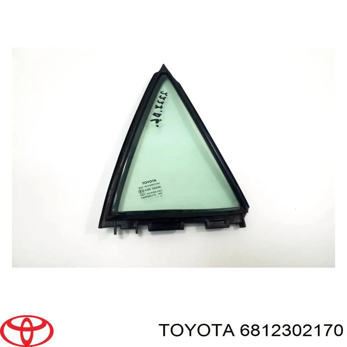 Купити 6812302170 Toyota Кватирка двері трикутник, задня, права
