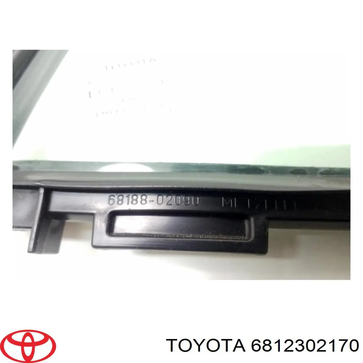 Скло кутове дверей задніх Toyota 6812302170 ціна, від 7.65 USD