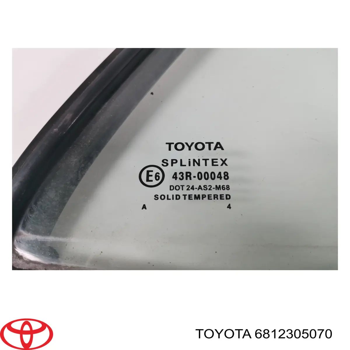 6812305070 Toyota Скло кутове дверей задніх
