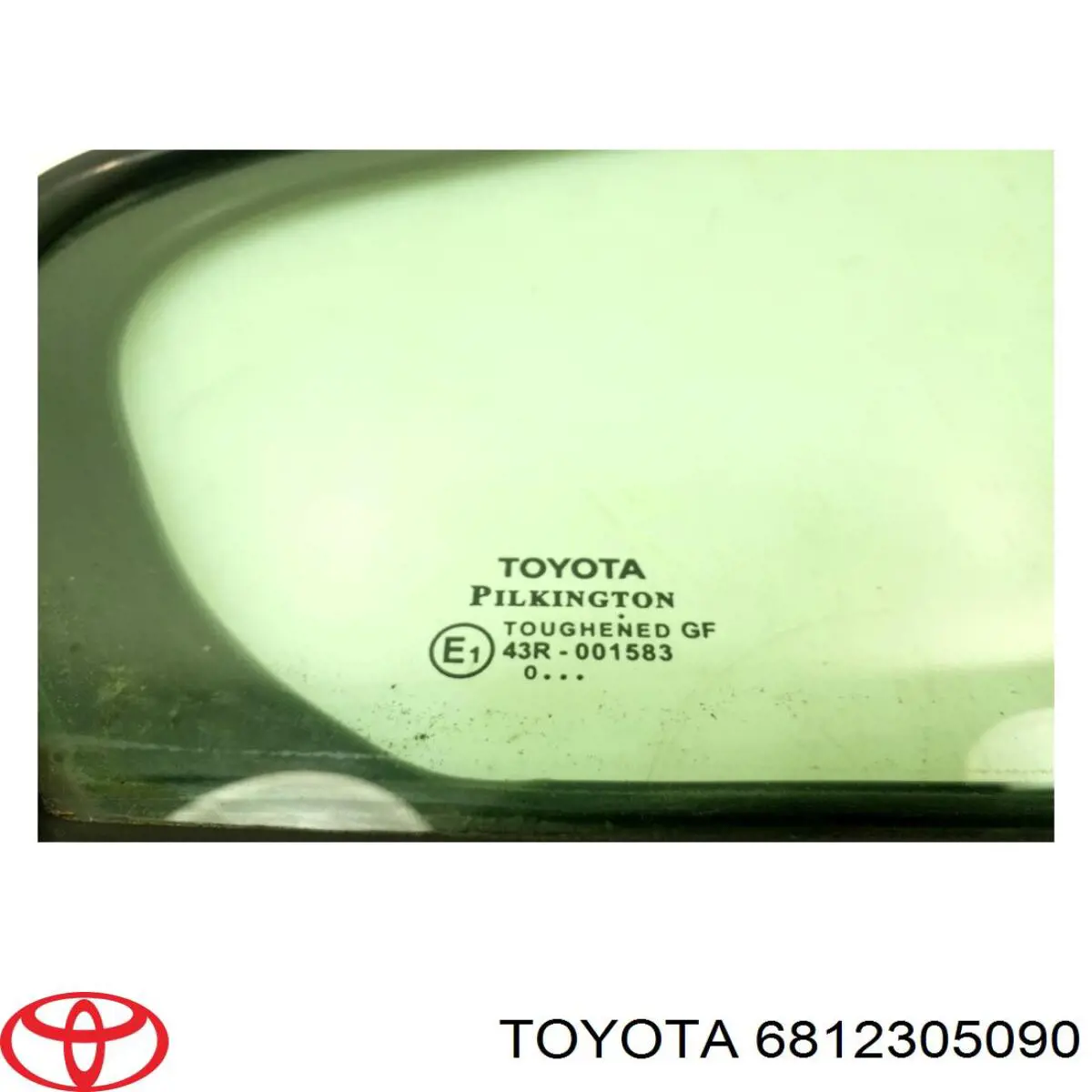 Задня кватирка права Toyota 6812305090 ціна, від 10.14 USD