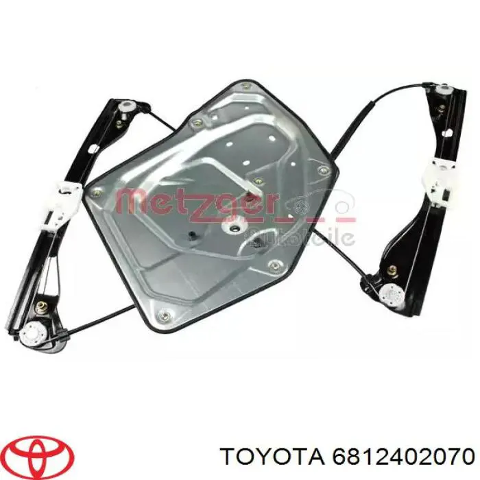 6812402070 Toyota Кватирка дверей трикутник, задньої, лівої