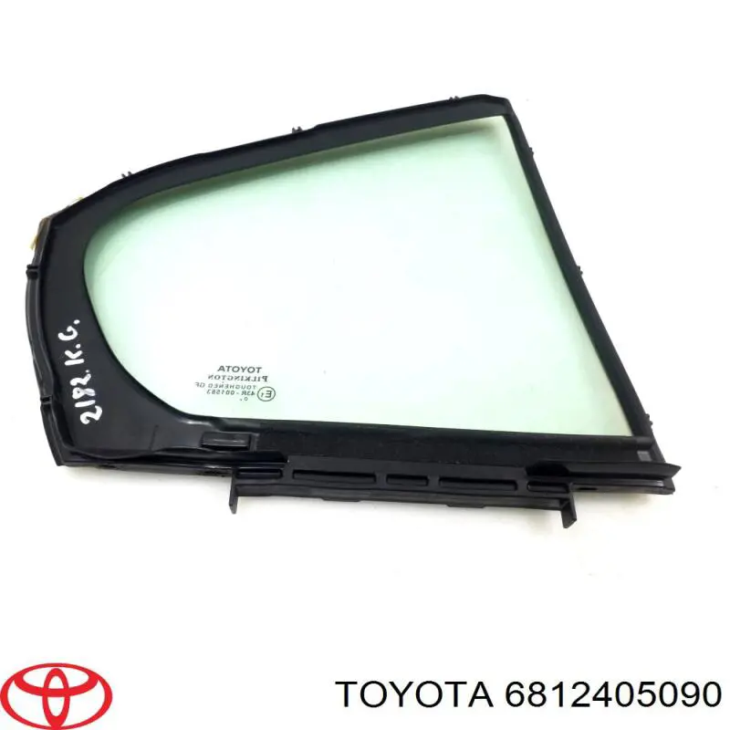 Скло-кватирка двері, задній, лівою Toyota 6812405090 ціна, від 12.67 USD