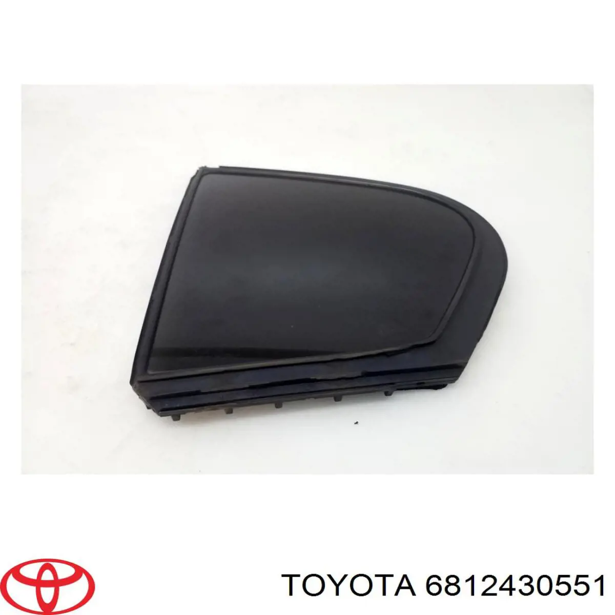 Скло-кватирка двері, задній, лівою Toyota 6812430550 ціна, від 14.05 USD