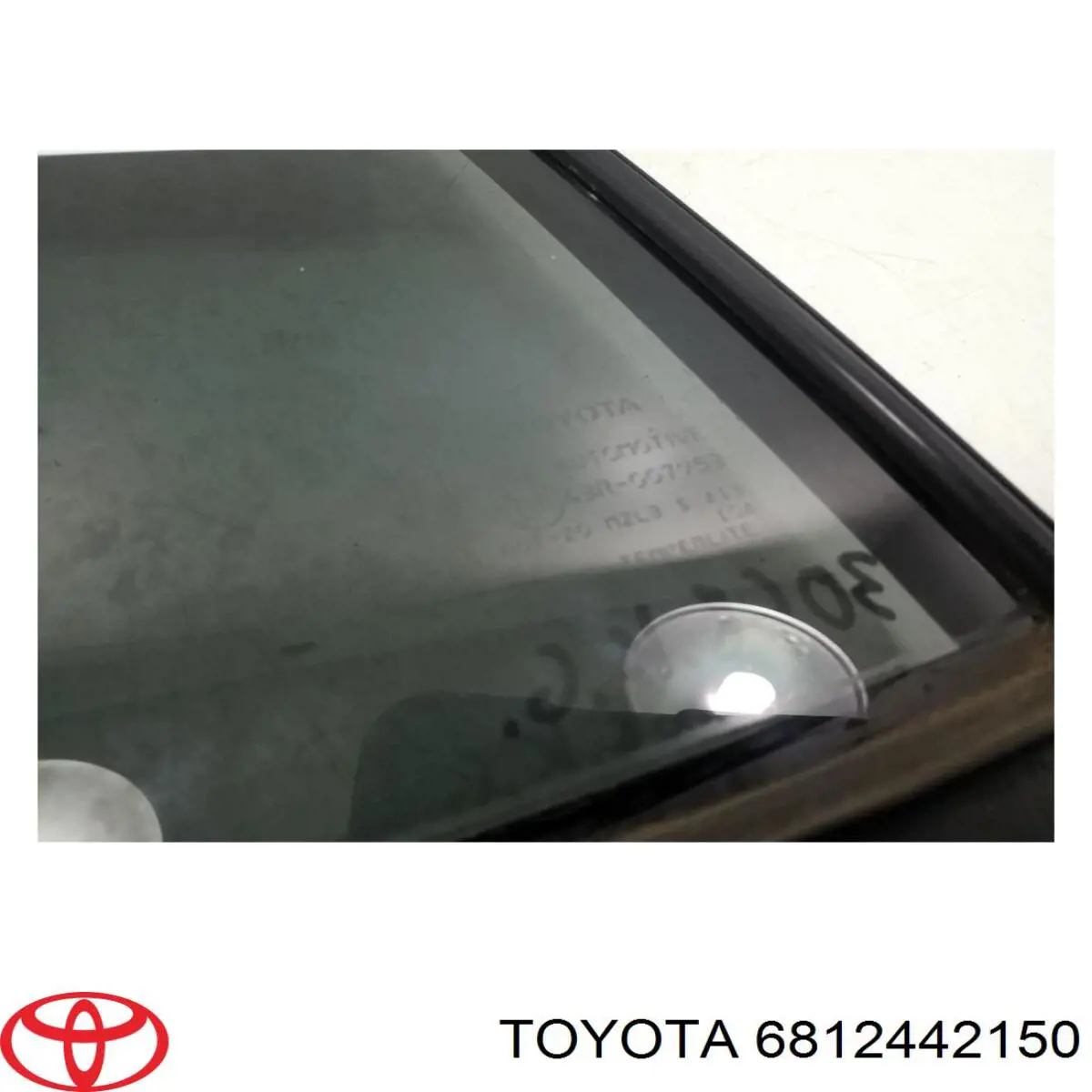 Скло-кватирка двері, задньої, лівої Toyota 6812442150 ціна, від 16.45 USD
