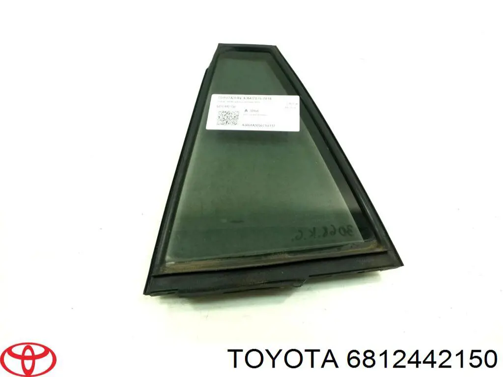 6812442150 Toyota Кватирка дверей трикутник, задньої, лівої