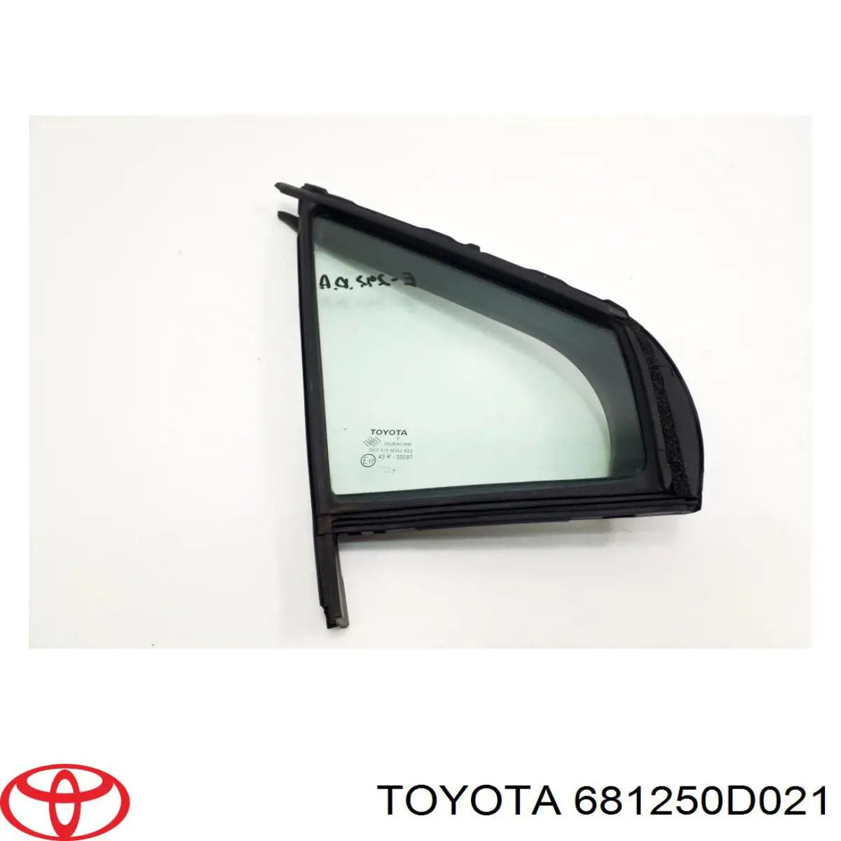 Купити 681250D021 Toyota Скло-кватирка двері, передній, правій