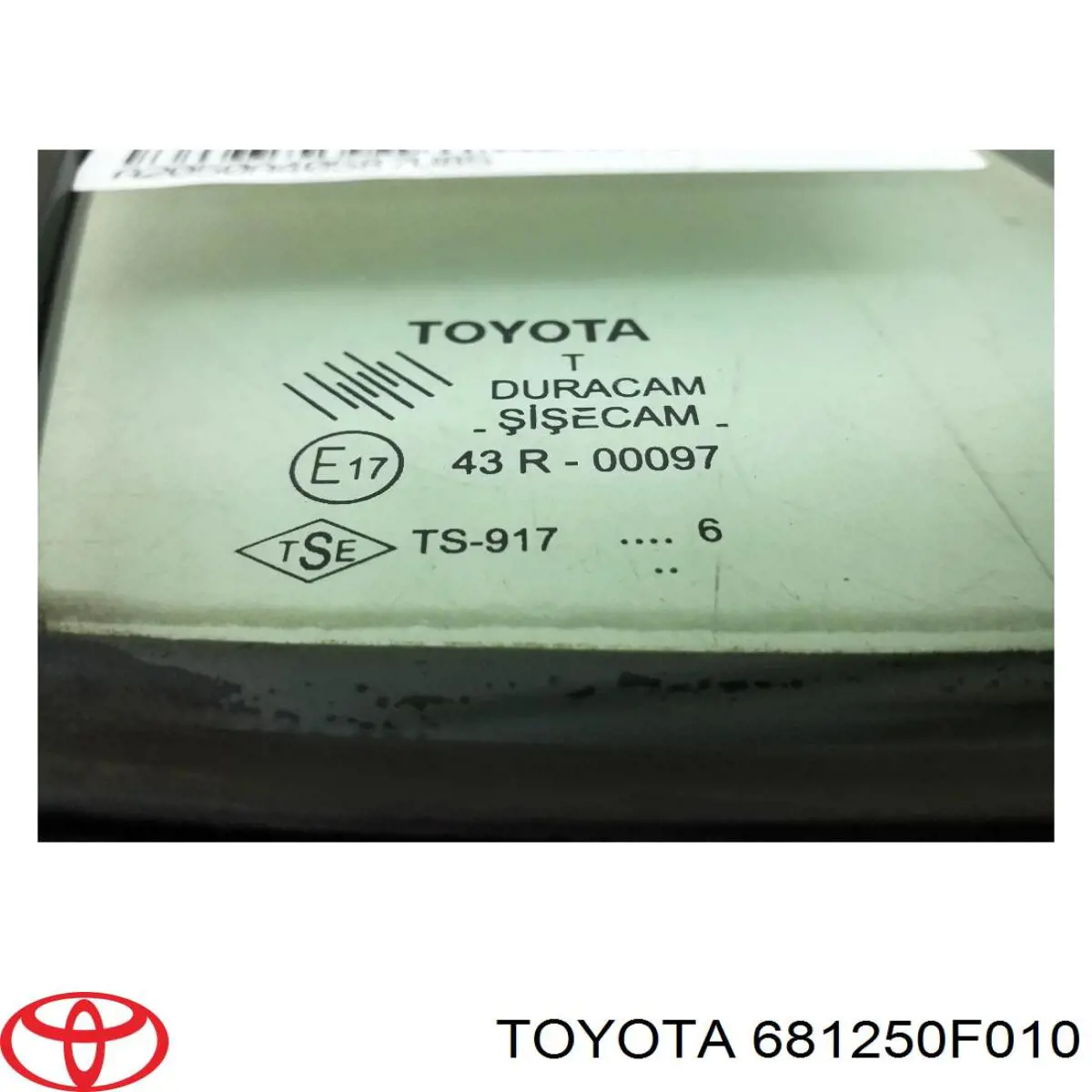 Скло трикутне дверей передніх правих Toyota 681250F010 ціна, від 12.67 USD