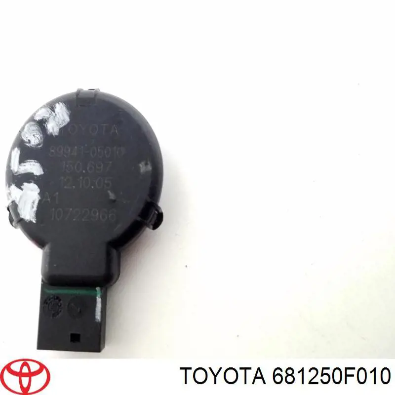 Купити 681250F010 Toyota Скло-кватирка двері, передній, правій