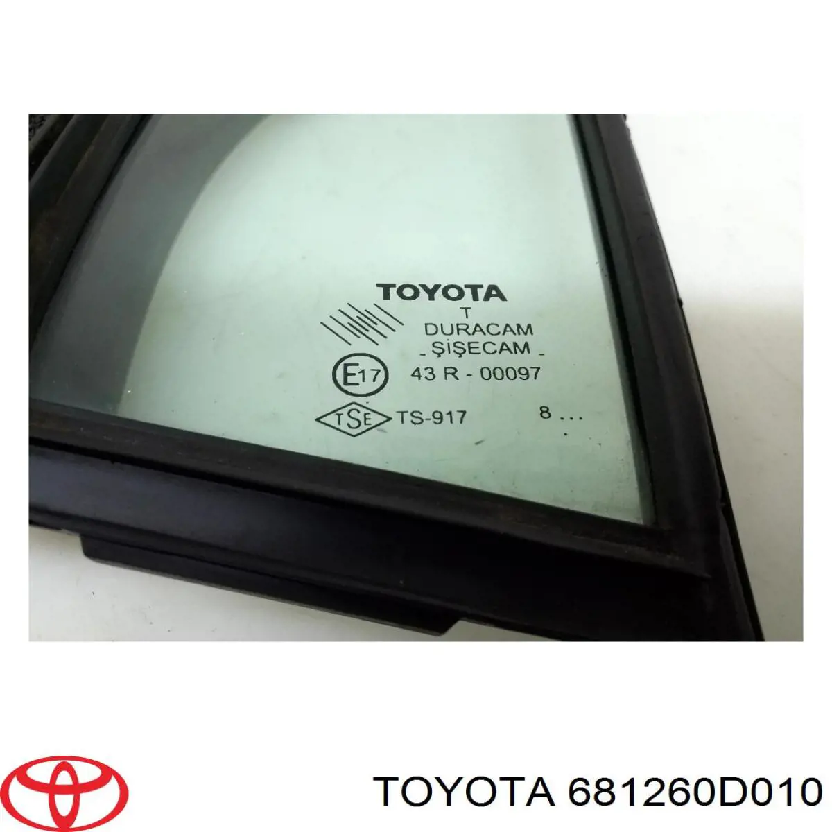 Вікно надставки дверей передніх Toyota 681260D010 ціна, від 6.07 USD