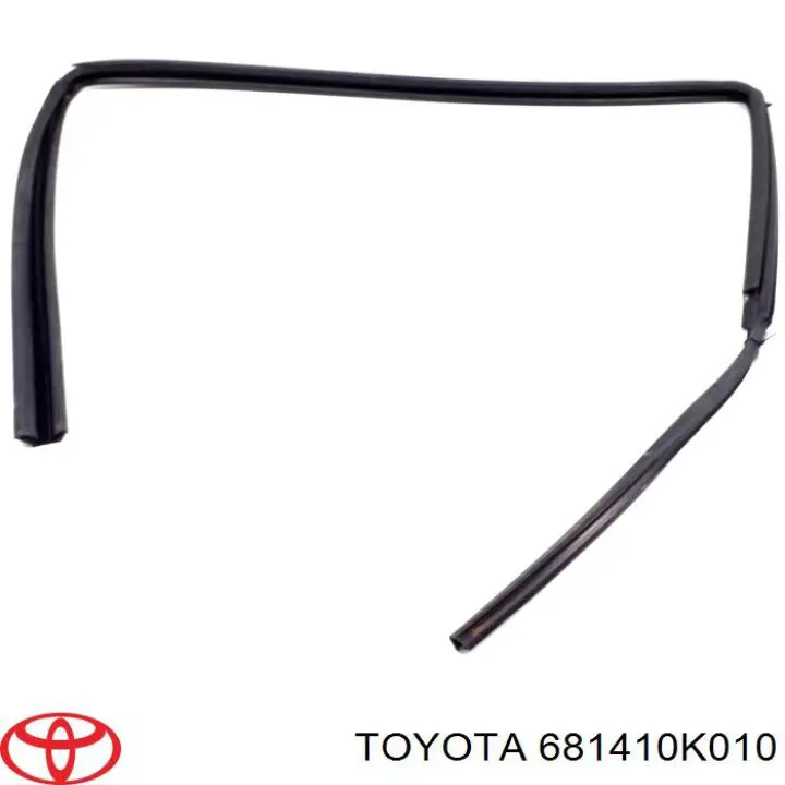 Купити 681410K010 Toyota Направляюча скла рамки двері, передньої правої