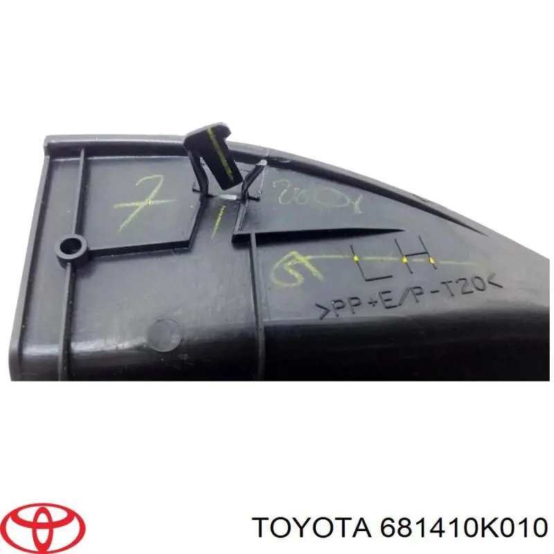 Направляюча скла рамки двері, передньої правої Toyota 681410K010 ціна, від 63.35 USD