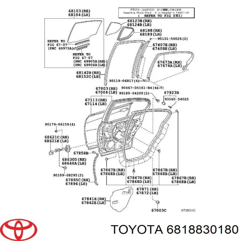 6818830180 Toyota 