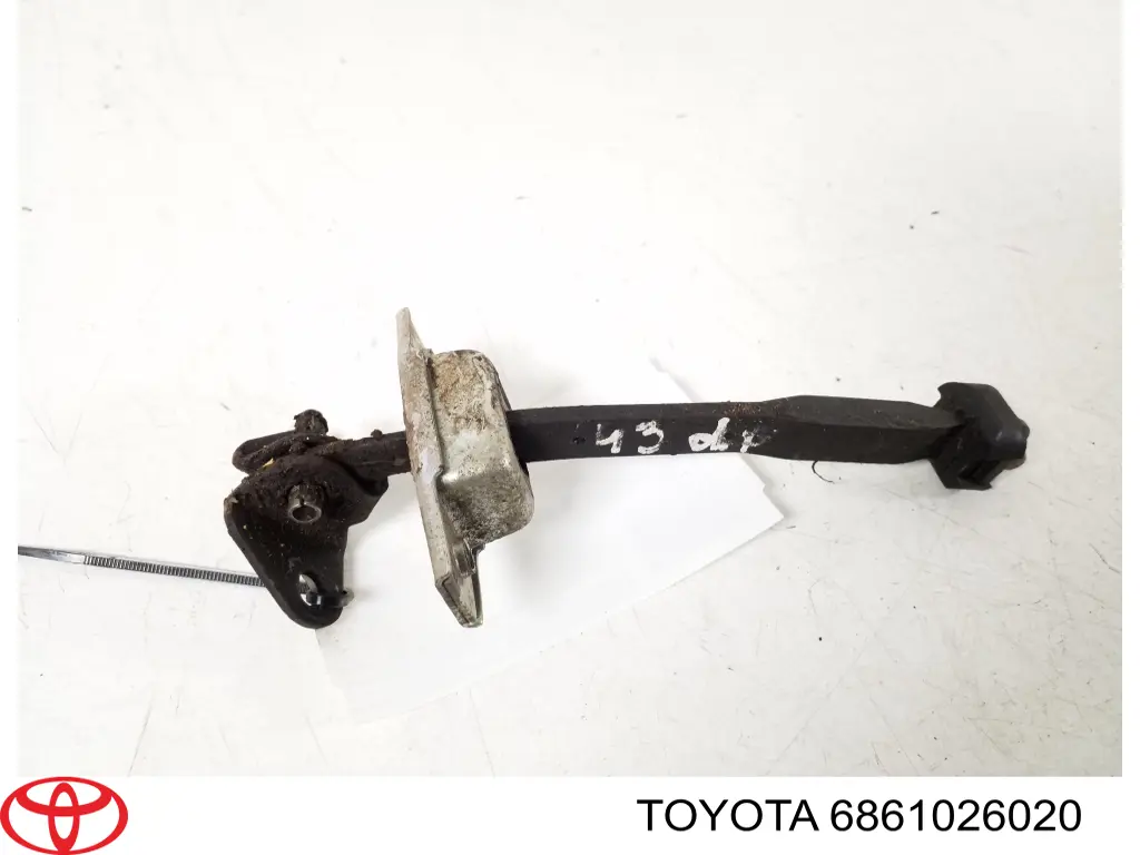 Обмежувач відкриття дверей, передній лівий Toyota 6861026020 ціна, від 25.68 USD